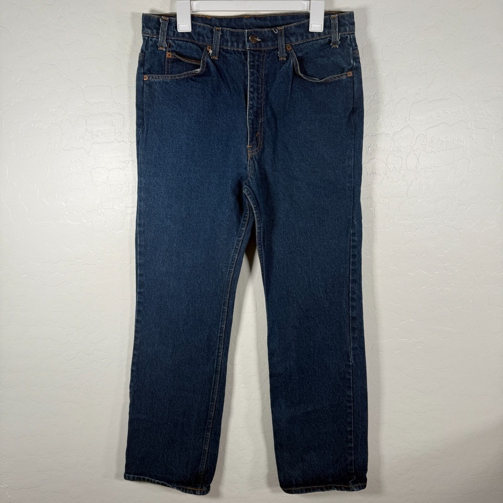 Levis Jeans Mens 36x32 (Fits 33x32) Orange Tab Denim Dark Wash Vintage USA